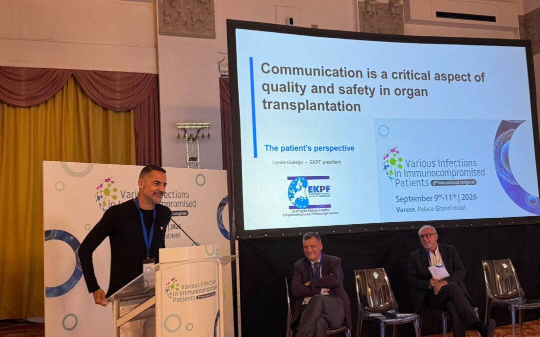 Daniel Gallego represents the EKPF at the 8th VIIP International Congress
